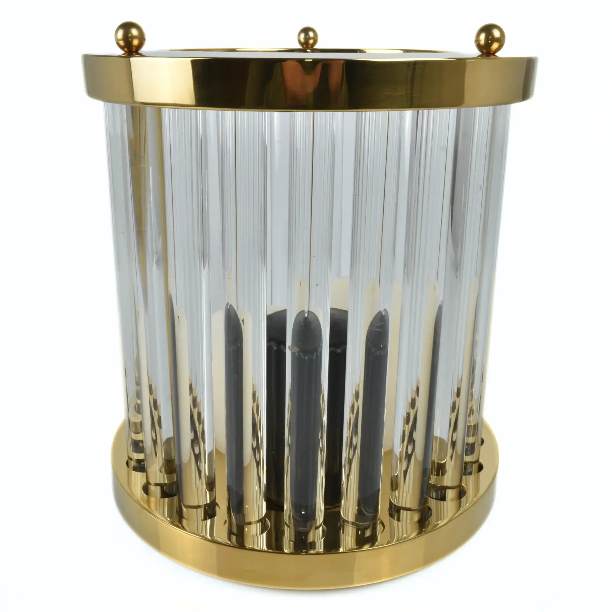 Kerzenständer - mit Glas - Design Kerzenhalter für Innen und Außen LuminousAura