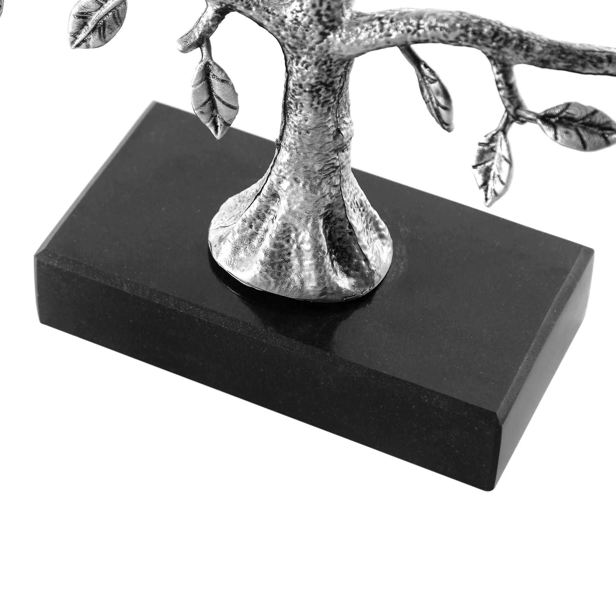 Dekoobjekt - Lebensbaum - Dekobaum auf Marmorgestell Metallbaum Miraculeux Default Title
