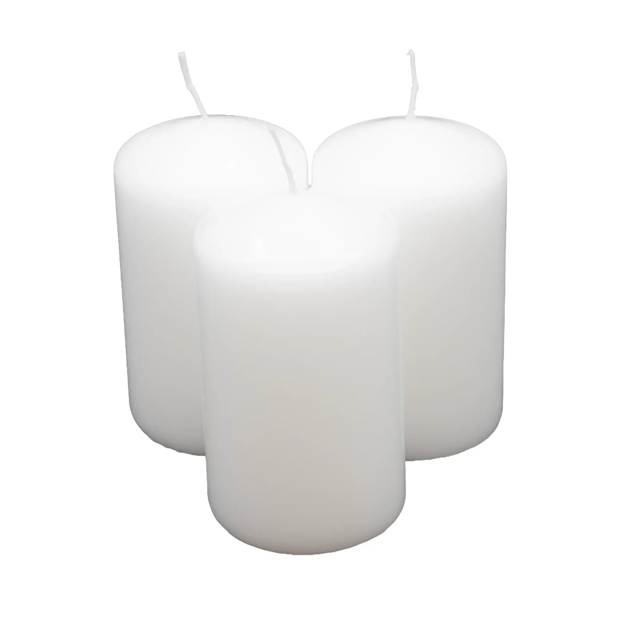 Kerze - Stumpenkerze Metallisch – Silberner Block, 30h Brenndauer Argentum Natürliches Weiß