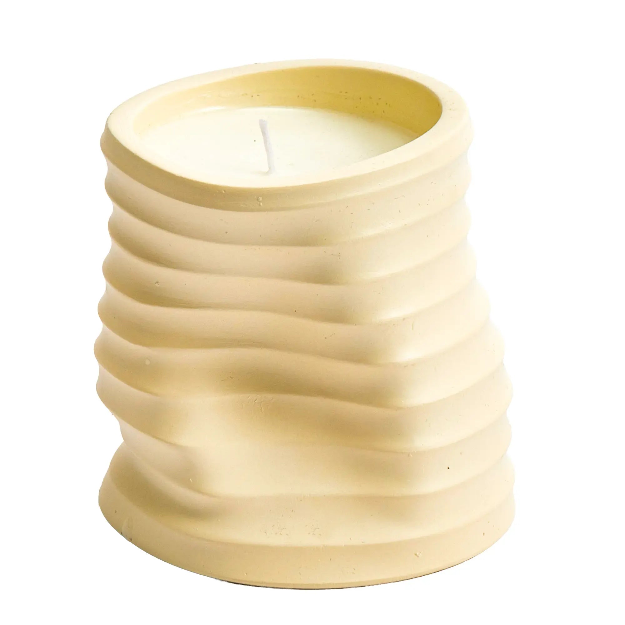 Duftkerze - Beton Design Kerze – Aroma Keramikkerze – Minimalistische Designkerze Ondula Nan
