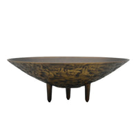 Messingschale - Runde Dreifuß-Dekoschale - Bronze Deko Bowl – Aurea Tripode