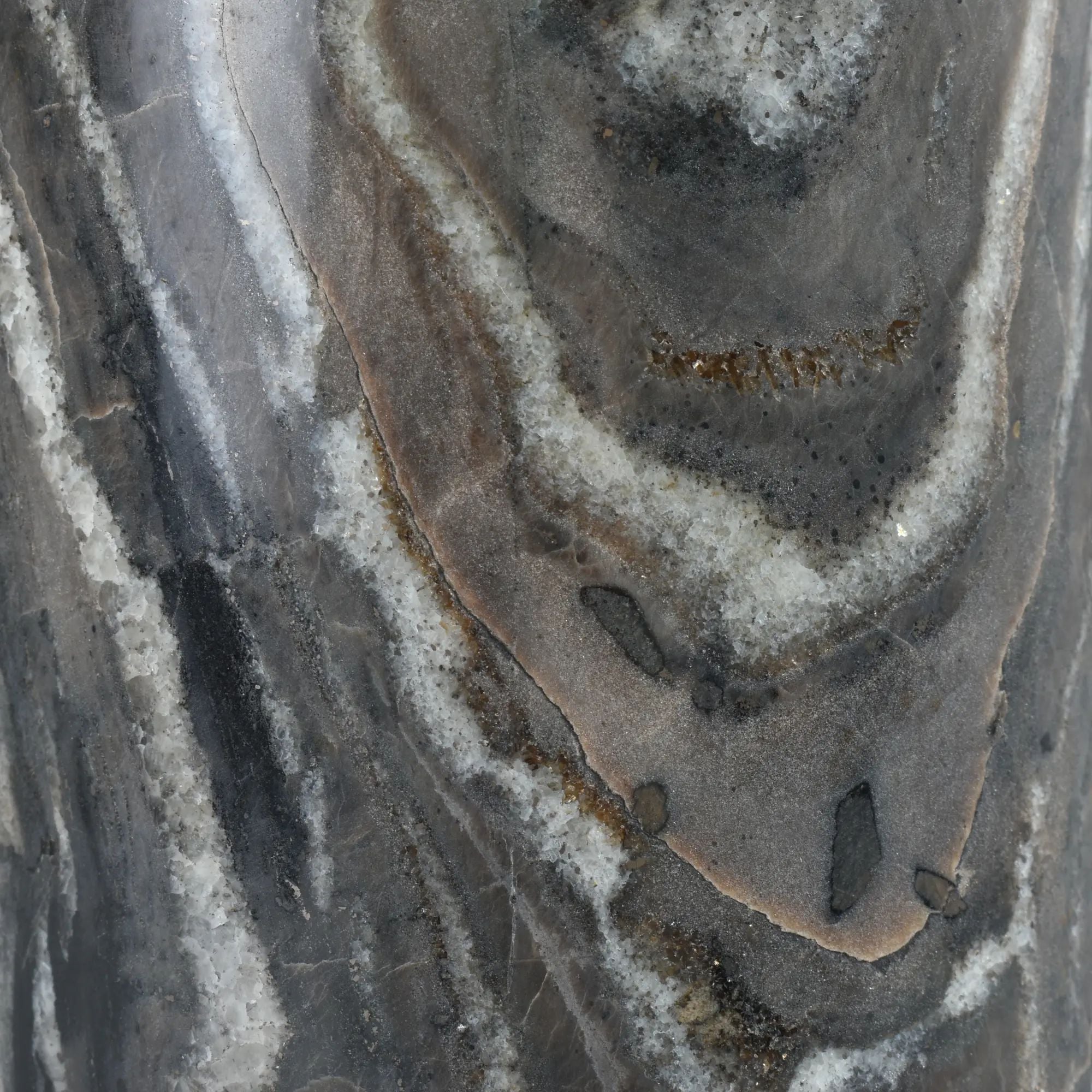 Vase - mit Marmorgestell - Runde Tischvase Edelstahlvase Fatroly Groß