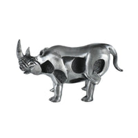 Tierfigur - Nashorn - Edle Deko-Skulptur Design Deko-objekt Brass Guardian