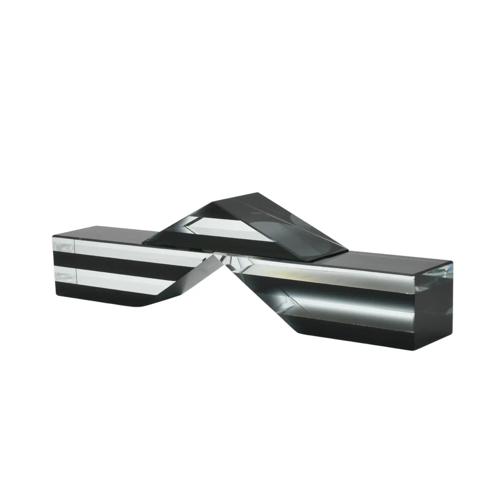 Dekoobjekt - Skulptur Geometrische Kristallkomposition Cristallo Ombra Default Title