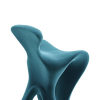 Samtdeko - extravagante Dekoration - Deko- Designobjekt Figur aus Samt Gambe