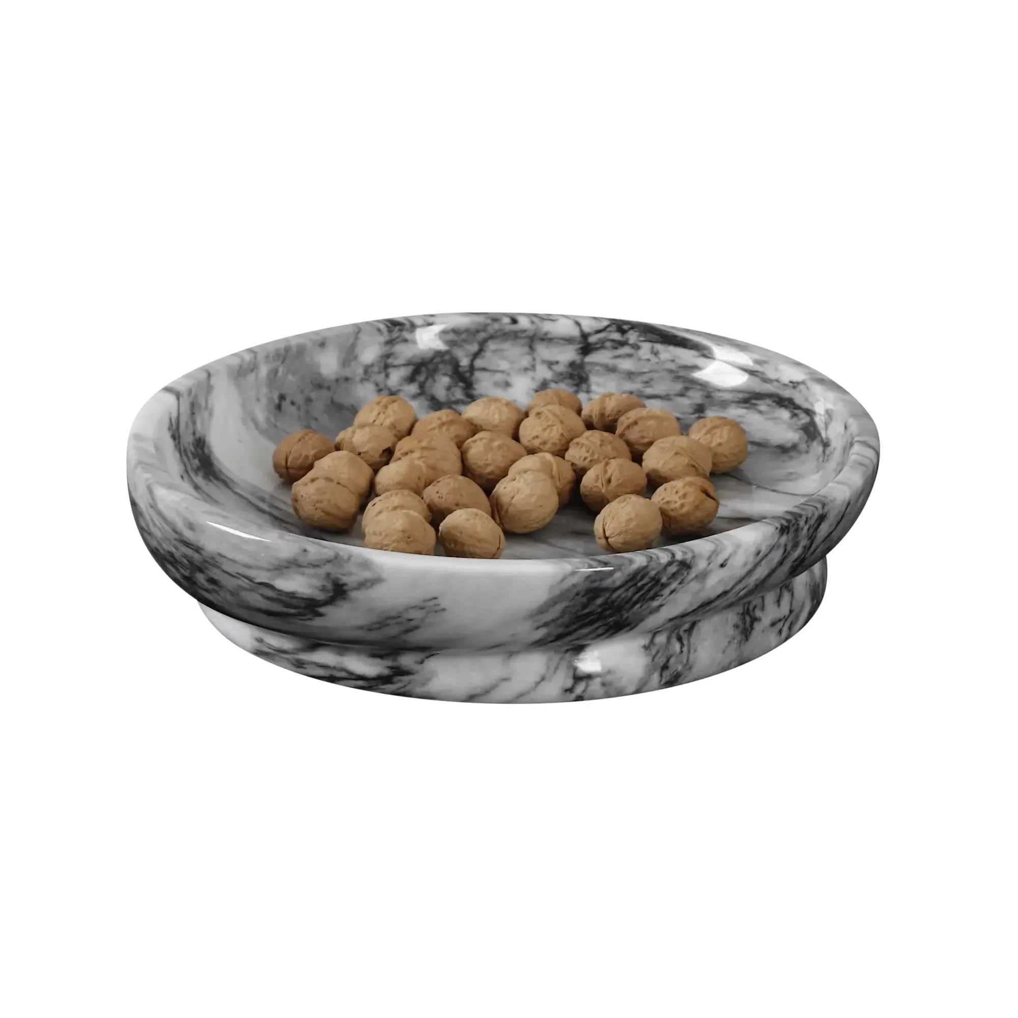 Marmorschale - rund 36 cm - Schwerte Steinschale Deko-Schüssel Schale Bol Eclipse