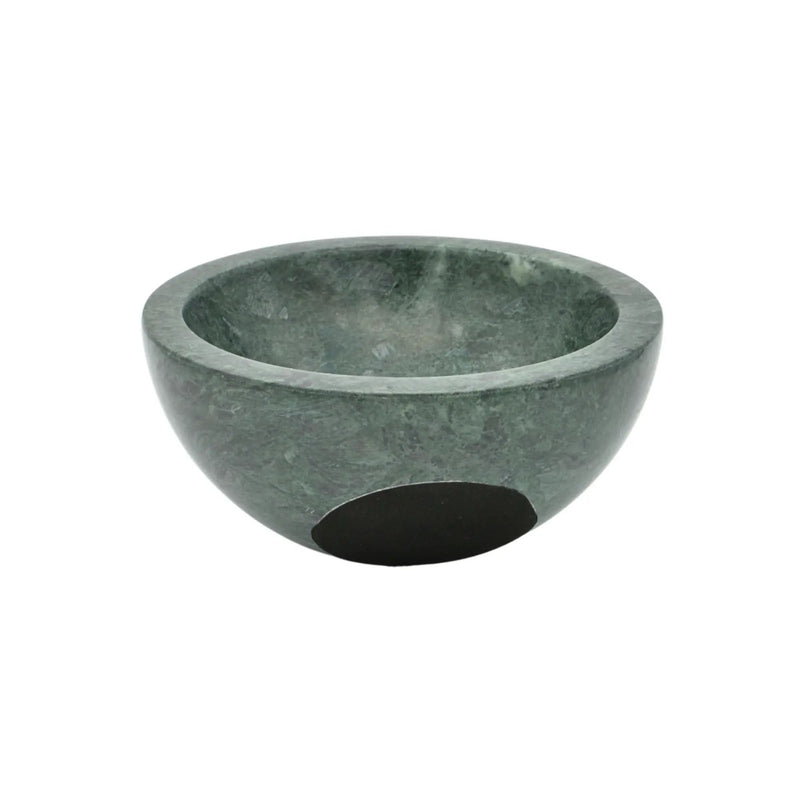 Marmorschale - rund 24cm - Kleine Rundschale edle Obstschale Verdant Arc