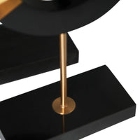 Dekoobjekt-Set - aus 3 Holzringen - Tisch und Regal Holzdekoration Designer Ringe Evidenza