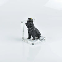 Buchstütze - SET mit zwei Hunden - Buchhalter Deko-Objekt Dogy