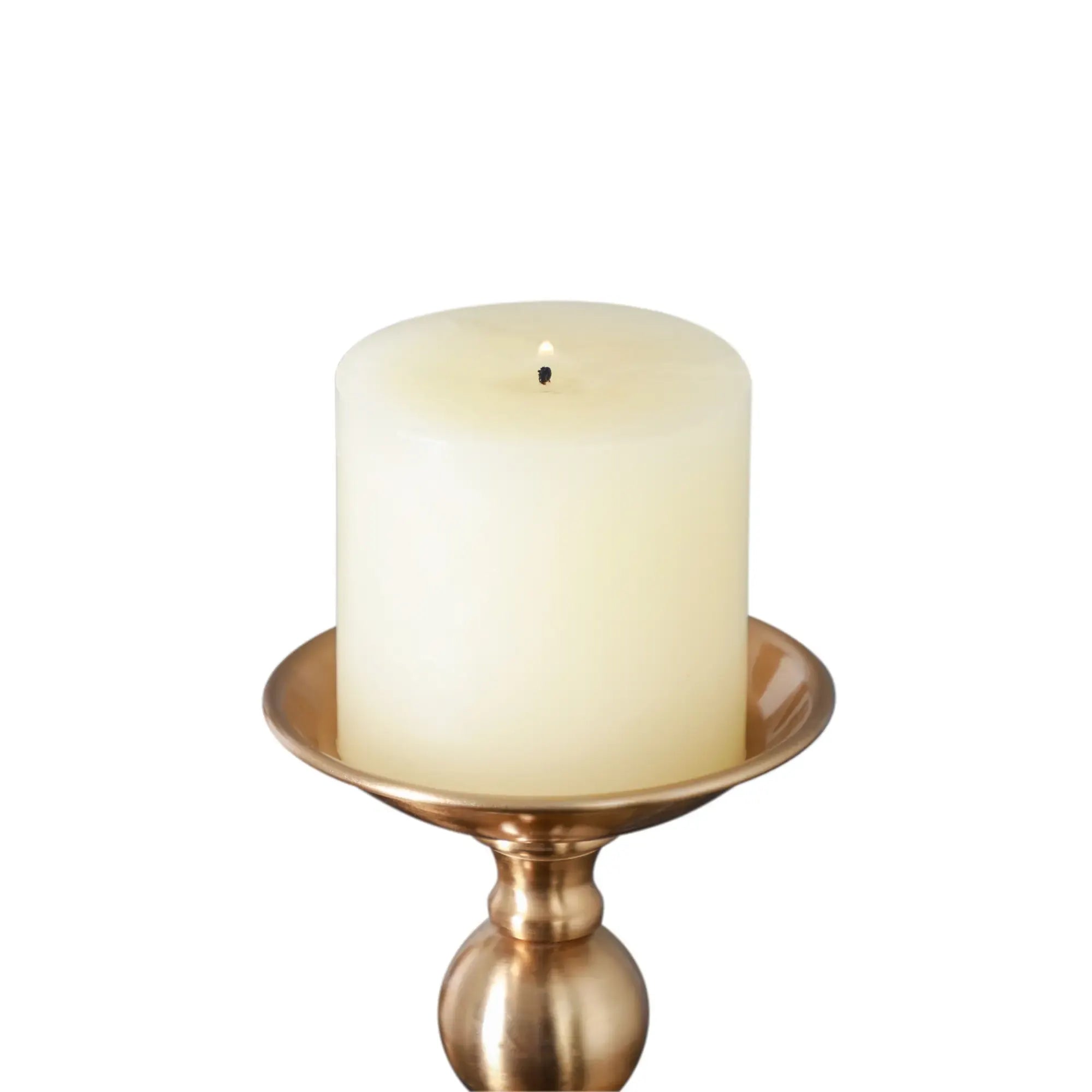 Kerzenständer - Gold Rund - Design Dekorativer Kerzenhalter CantoGold Groß