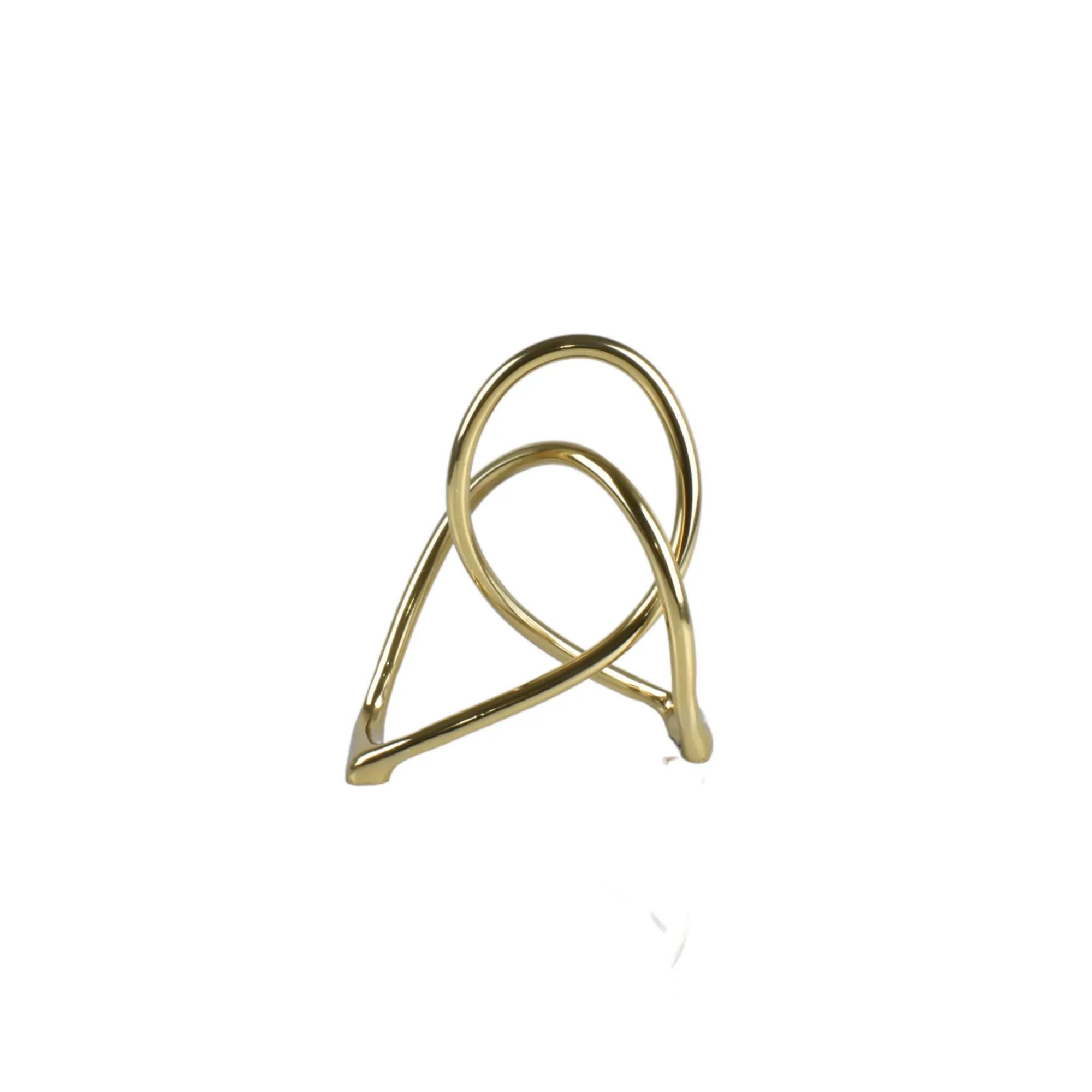 Dekoobjekt - Goldfarben - Knoten Deko-Objekt Tischdekoration Modern Golden Flow Default Title