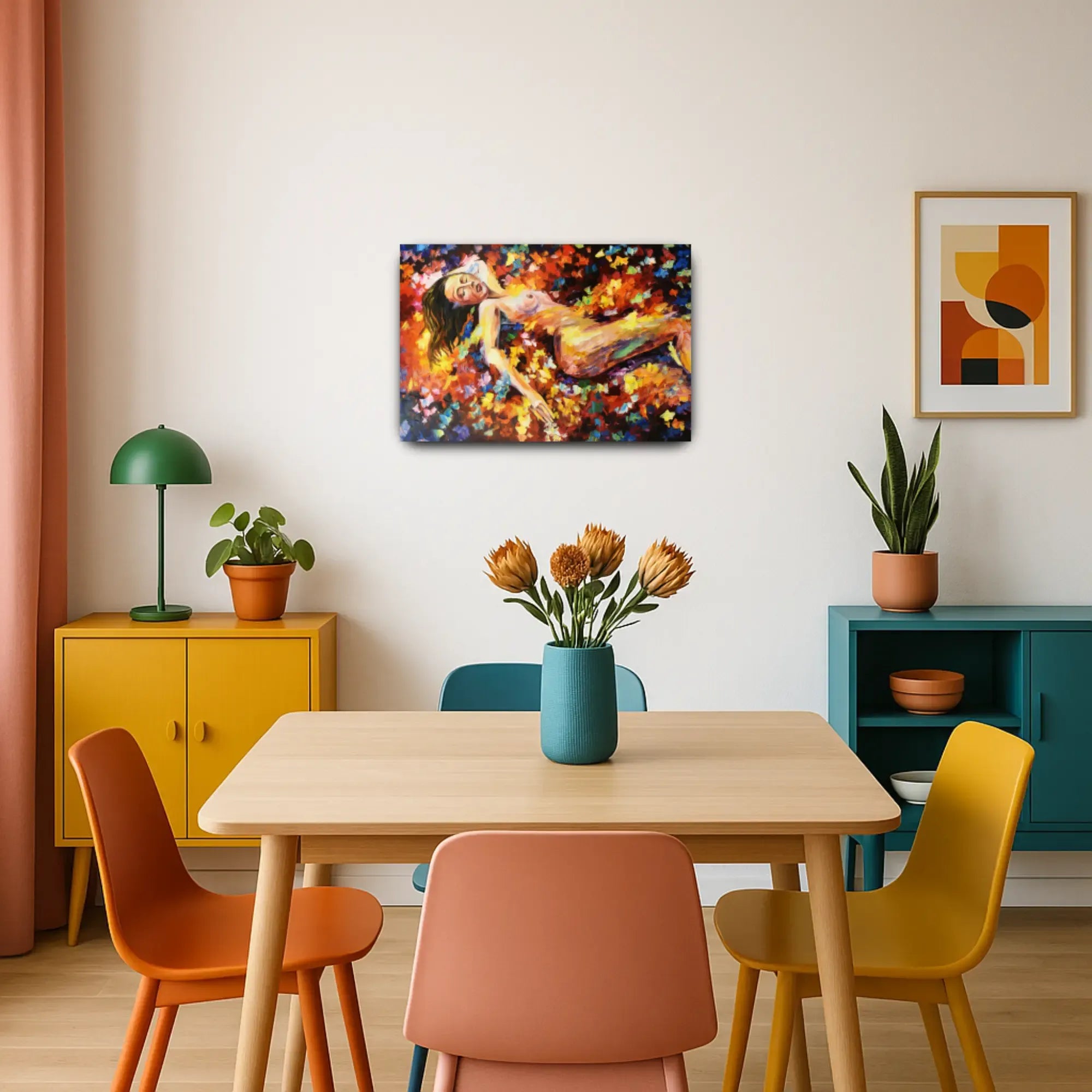 Großes Gemälde - Feuer der Seele