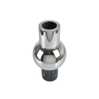 Vase - mit Marmorgestell - Runde Tischvase Edelstahlvase Fatroly