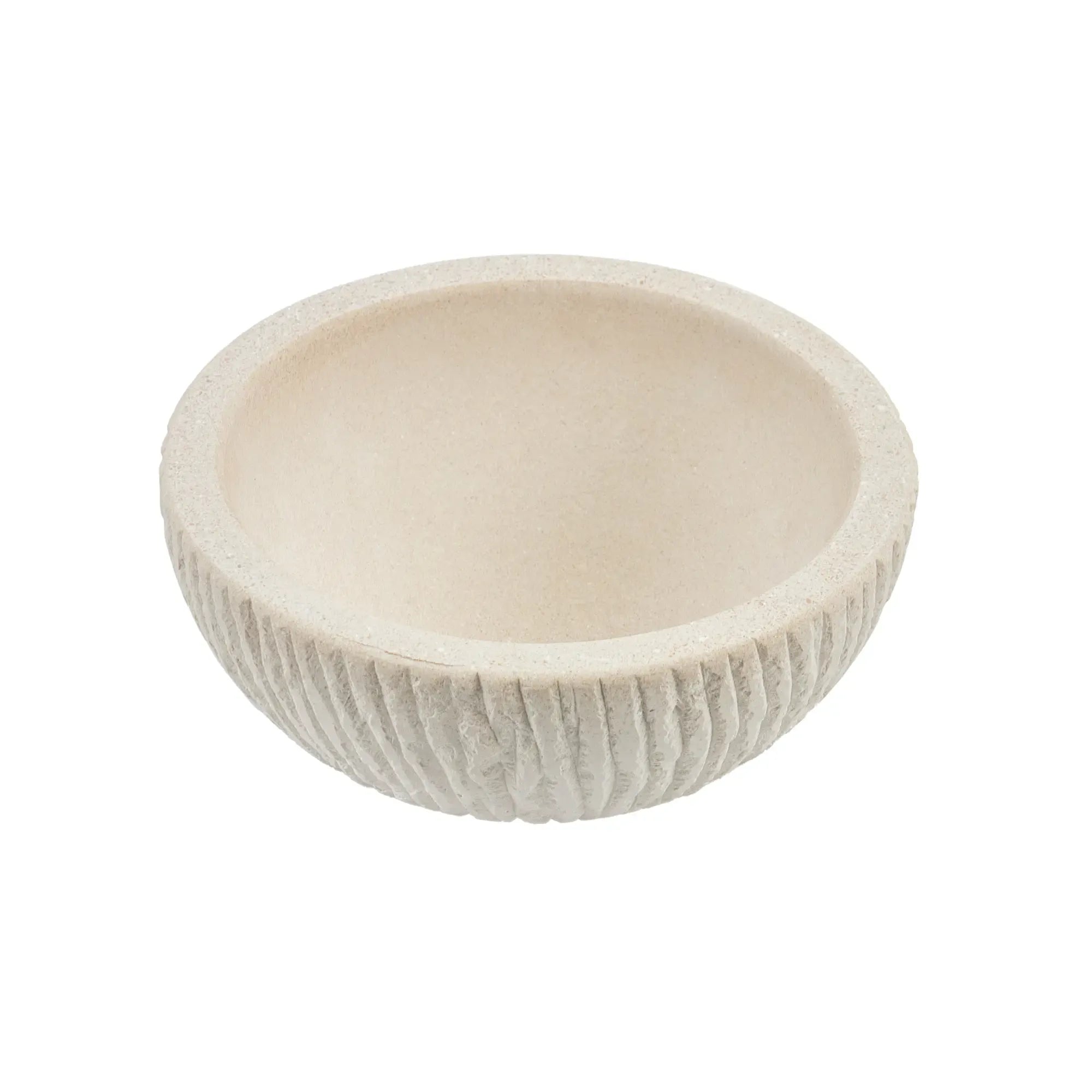 Servierschale - Relief Design 20cm - Schöne runde Obstschale Afina