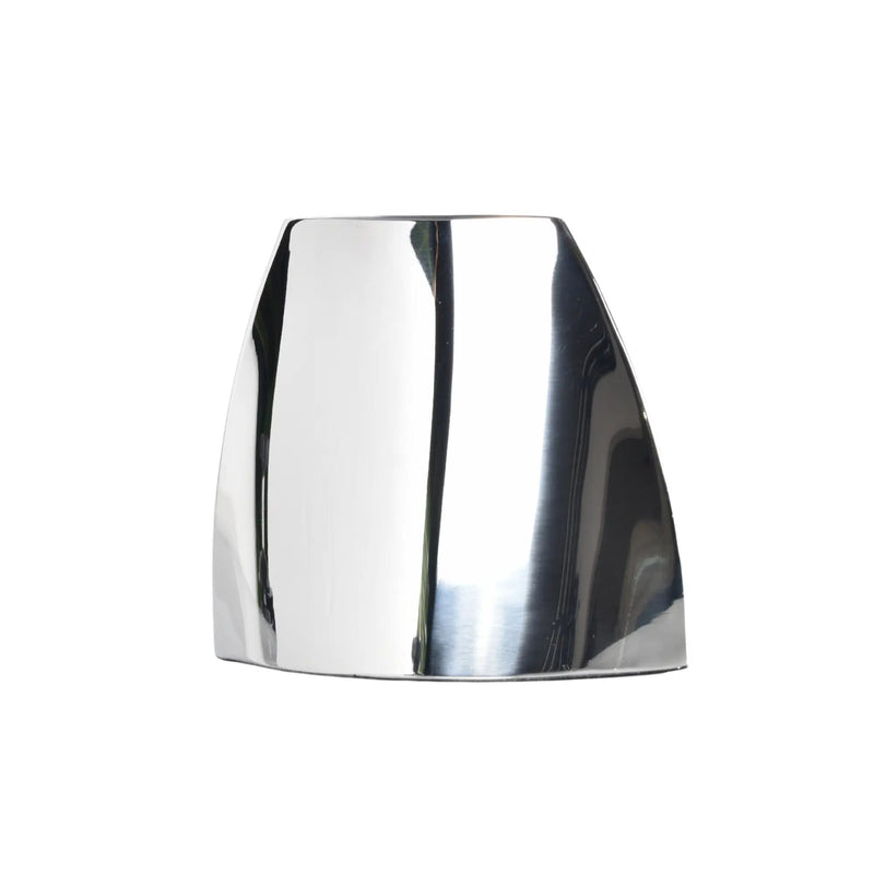 Edelstahlvase - Skulpturale Standvase Forma Argentum