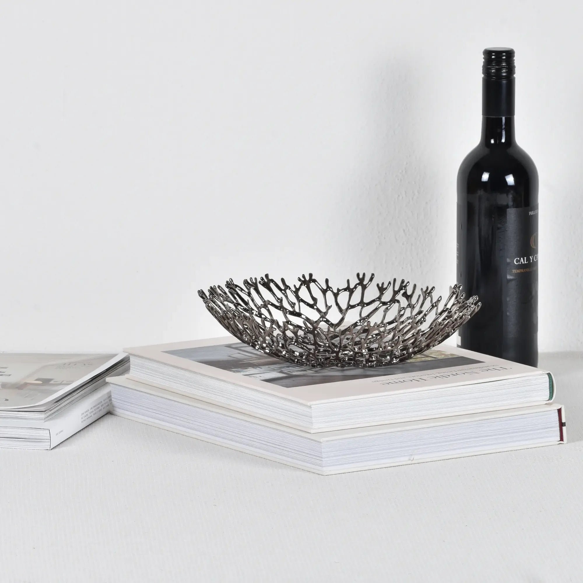 Obstschale - Korallenoptik - Edle Runde-Schale Design-Fruchschale Corallo Bowl Groß