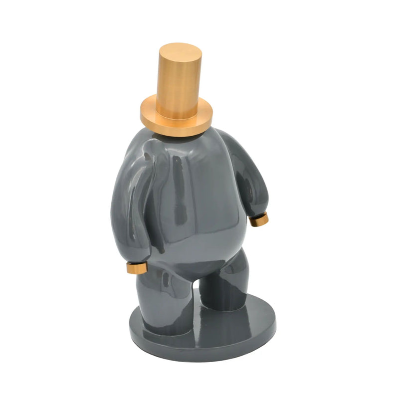 Dekofigur - Designer Pop-Art Skulptur - Skulptur Verspieltes Pop-Design Orbis Aurum