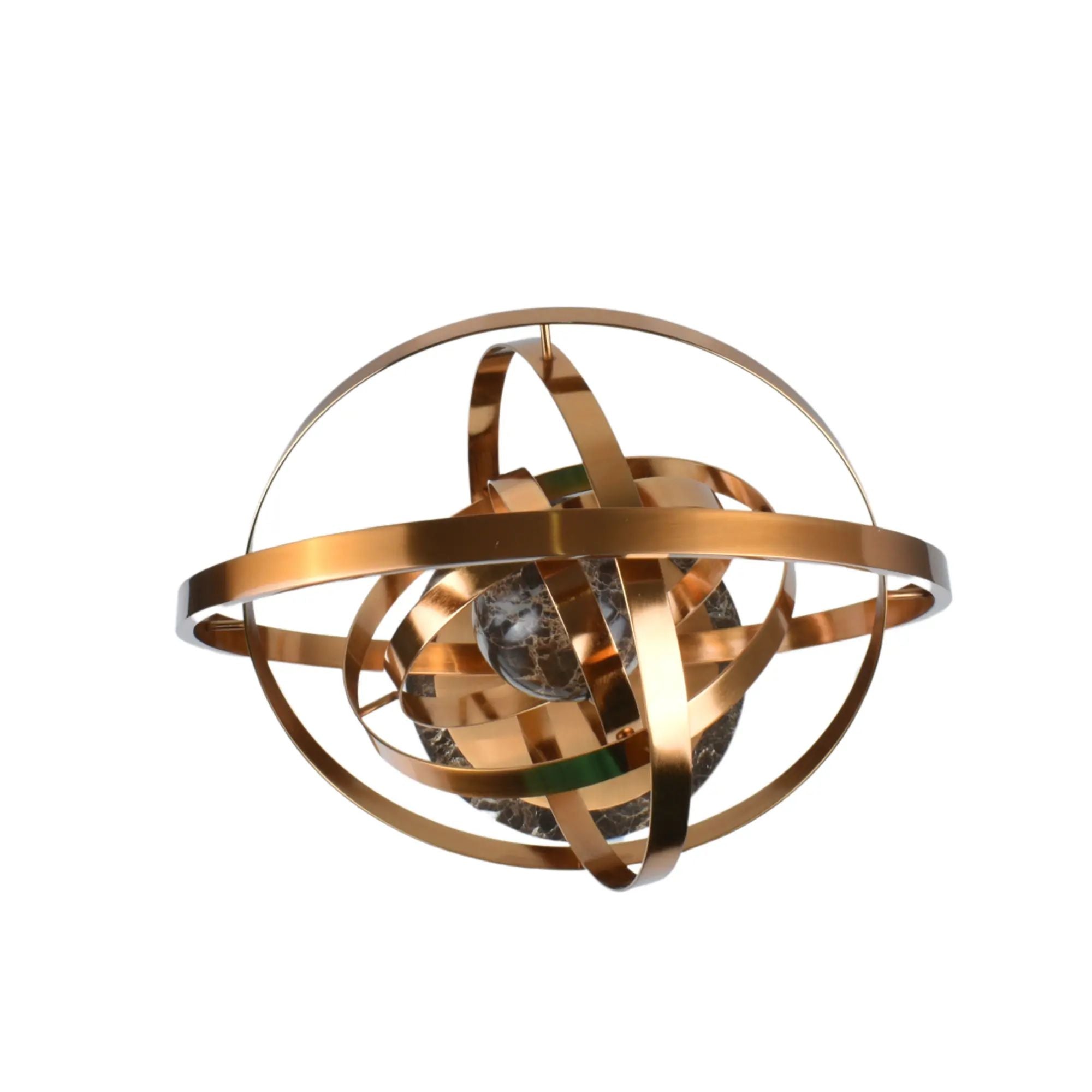 Dekokugel - Armillarsphäre Globus - Astronomie Designer Dekoration AliaMondo Antikgold