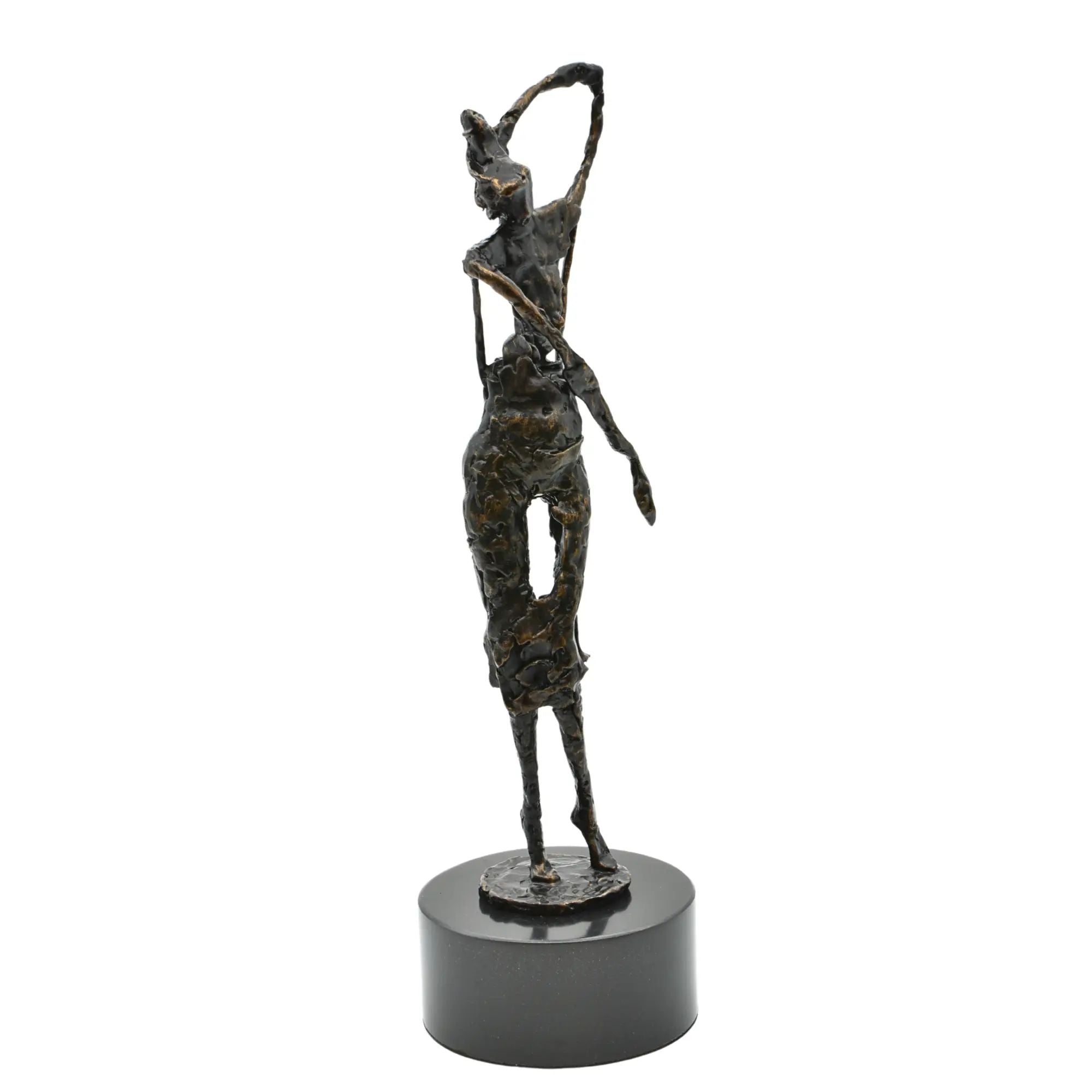 Dekofigur - Skulptur Elegante Tanzsilhouette auf Marmor – Femme Élan Default Title