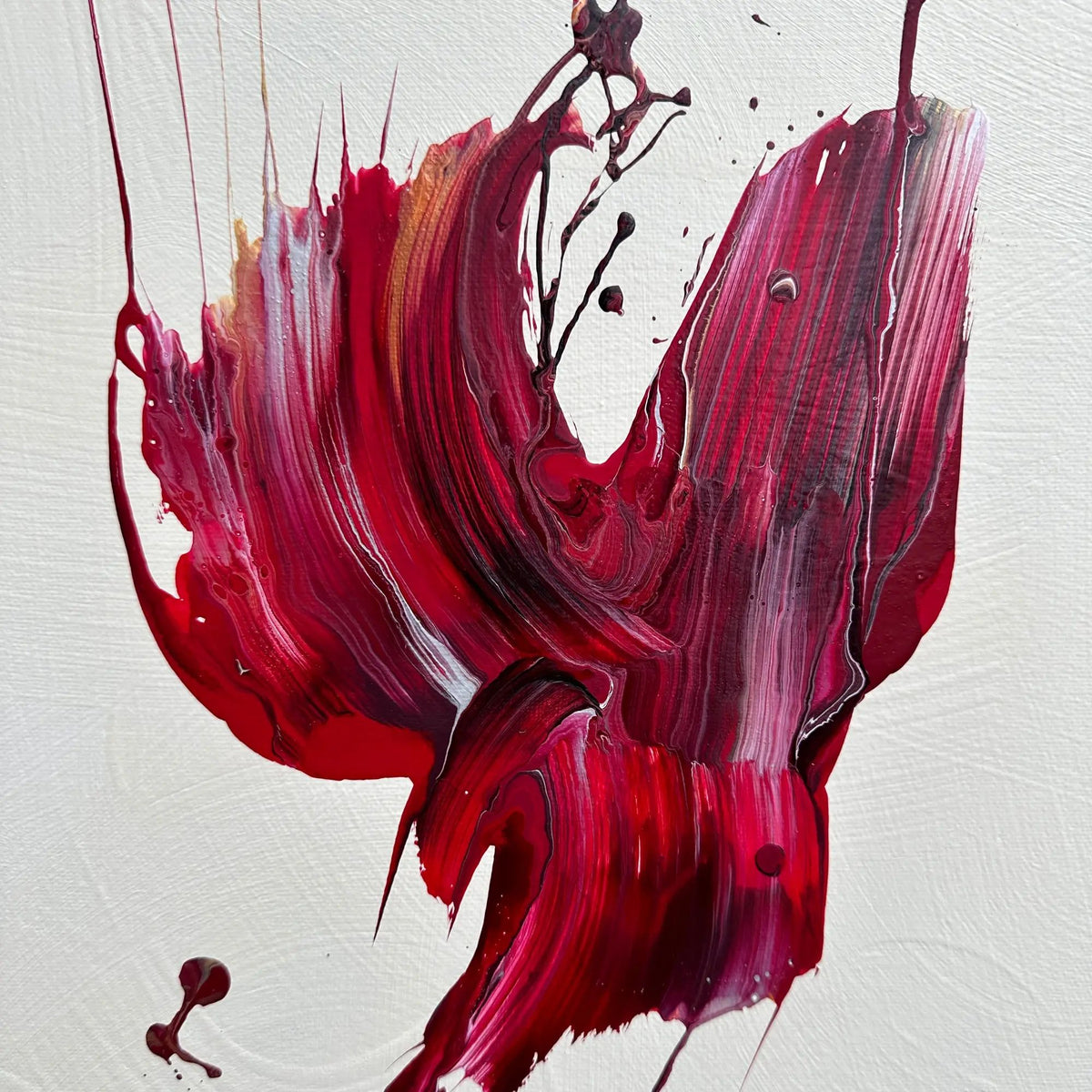 Großes Gemälde - Fabulous beings „Energetic no. 3“