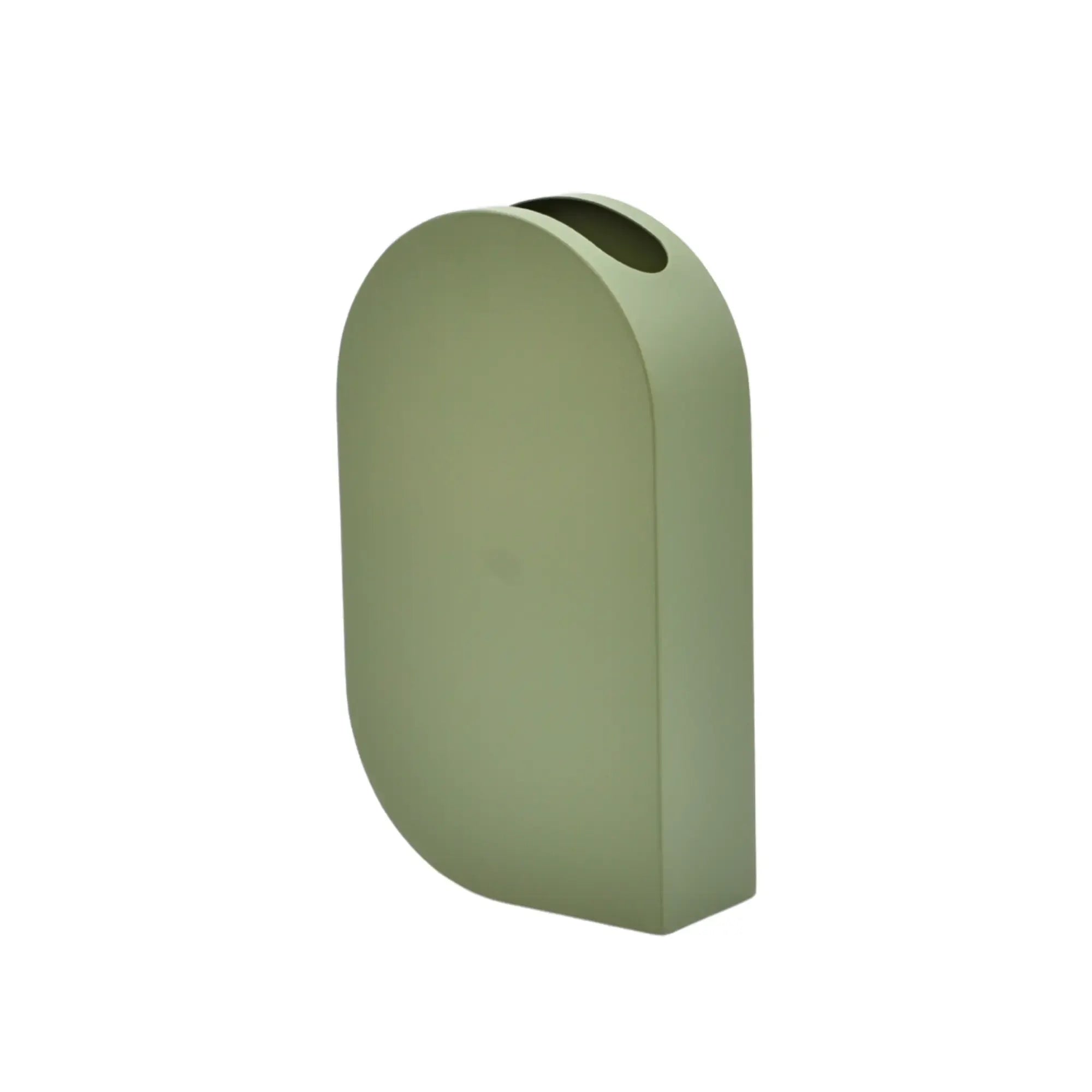 Edelstahlvase - Moderne Designer-Tischvase - Skulpturale Standvase Sfera Aurea Groß