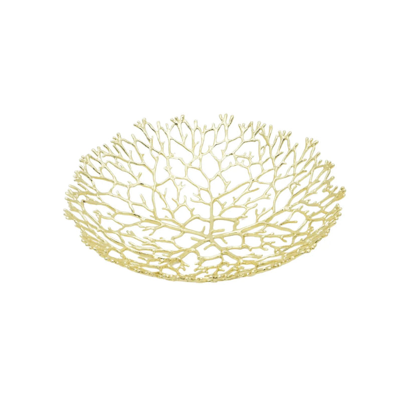 Obstschale - Korallenoptik - Edle Runde-Schale Design-Fruchschale Corallo Bowl