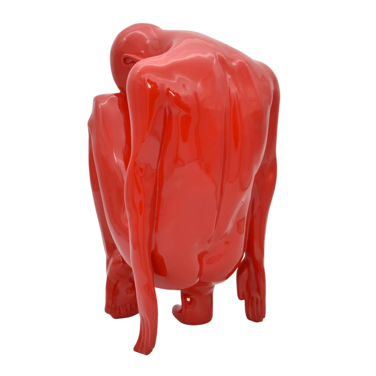 Frauenfigur - Frauenfigur Abstrakte Hochglanz Statue Figura Rubra