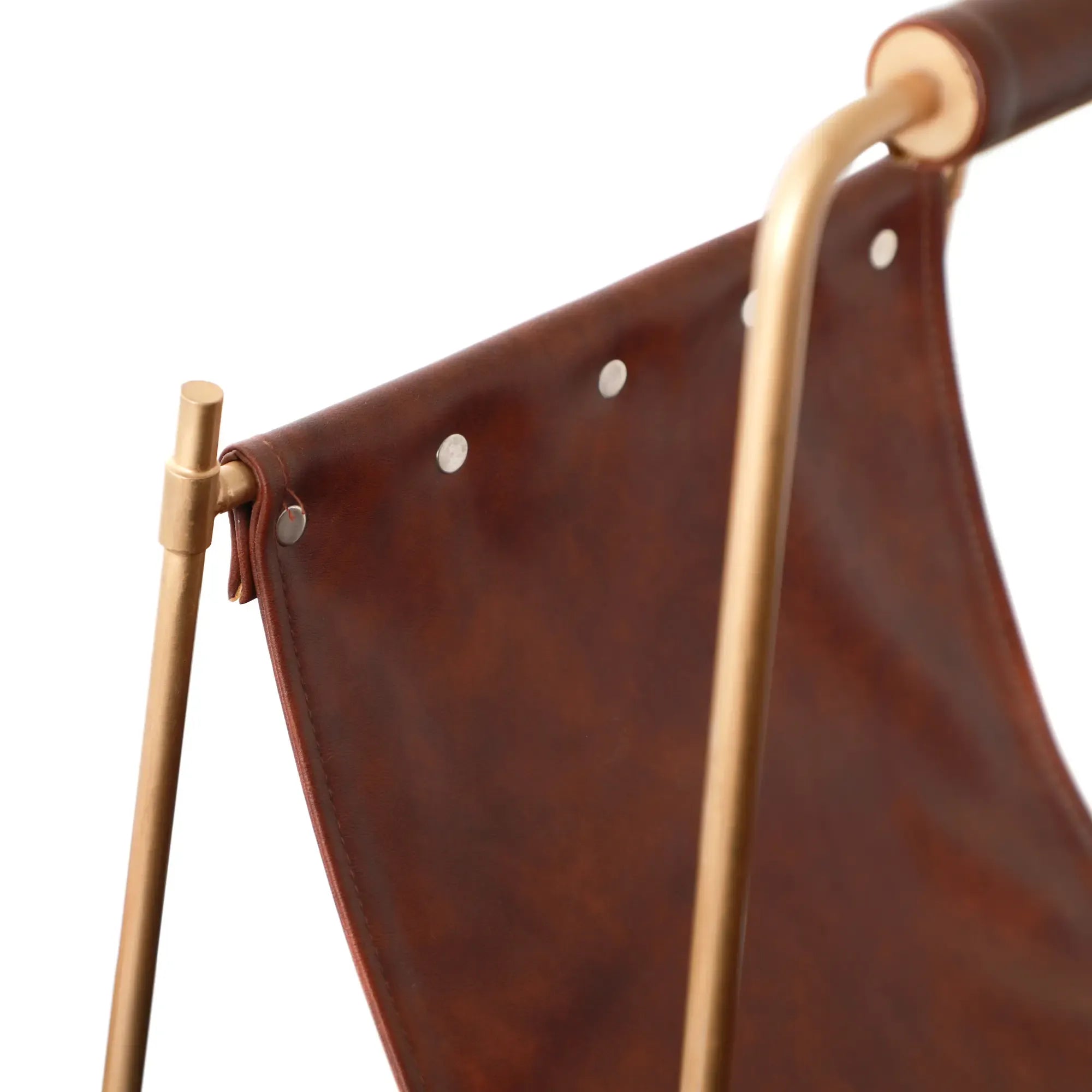 Zeitungsständer - aus Echtleder - Magazin-, Buch- und Zeitschriftenhalter Eterno