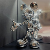 Zeichentrickfigur - Silbener glänzender Micky Maus Sammlerstück - wel.Mickey Mouse