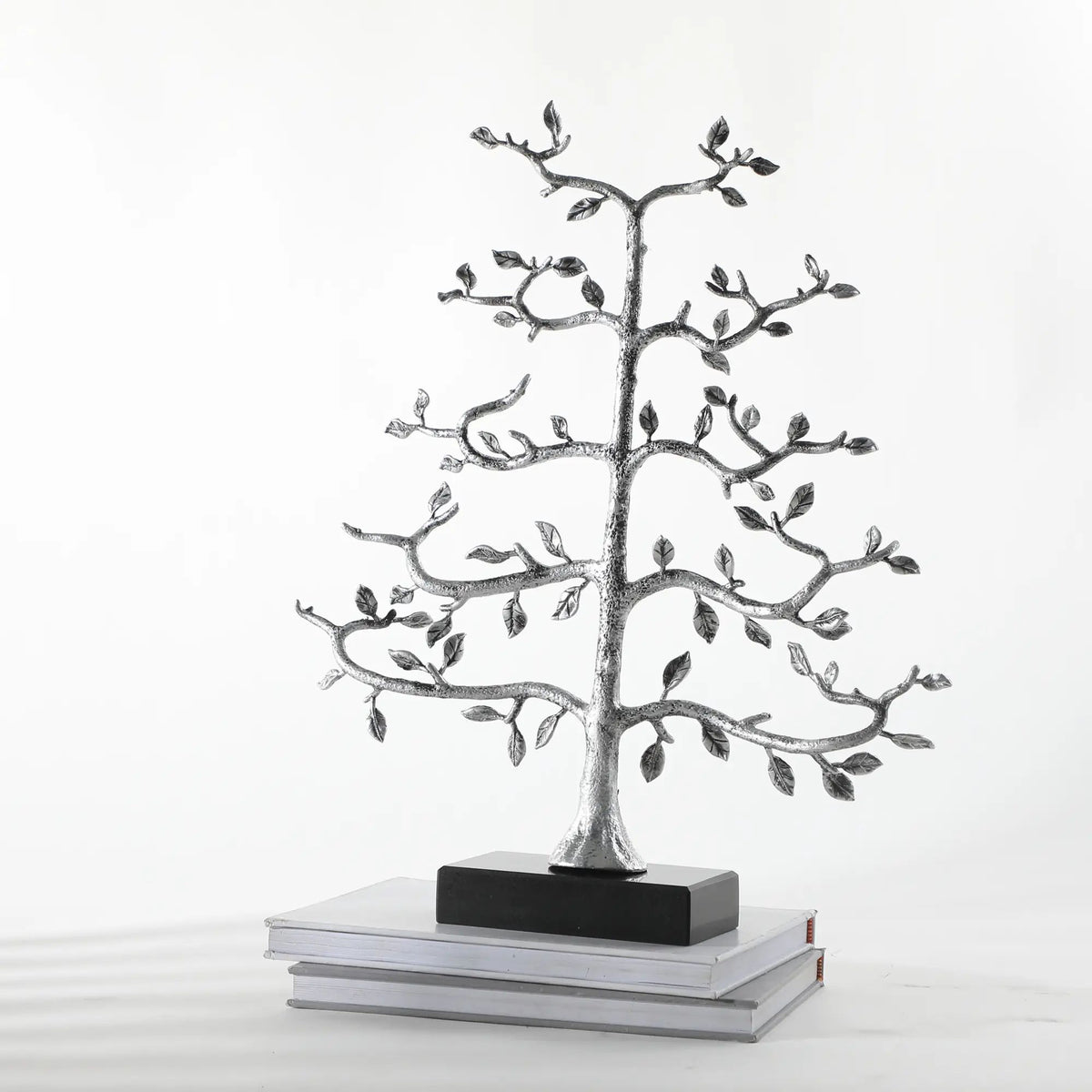 Dekoobjekt - Lebensbaum - Dekobaum auf Marmorgestell Metallbaum Miraculeux