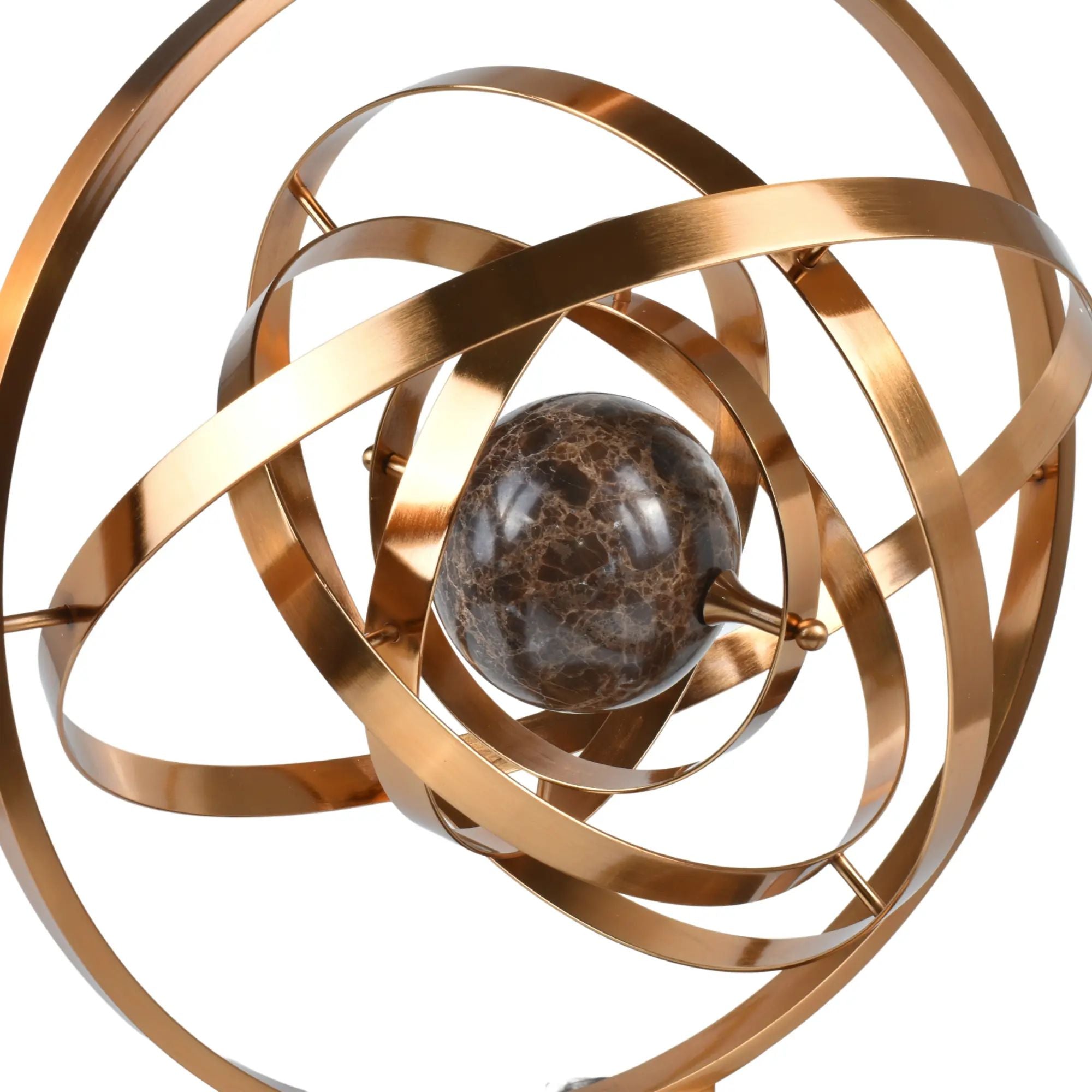 Dekokugel - Armillarsphäre Globus - Astronomie Designer Dekoration AliaMondo Antikgold