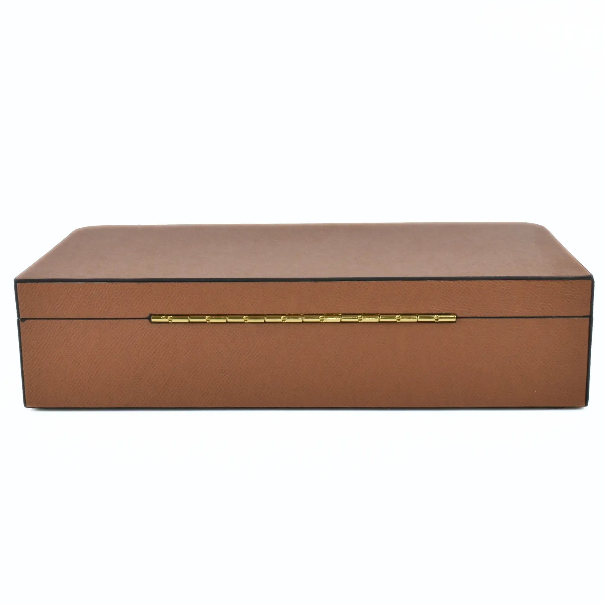 Lederbox - rechteckig mit Deckel - Edle Accessoirebox stilvolle Schmuckbox Aristo Case