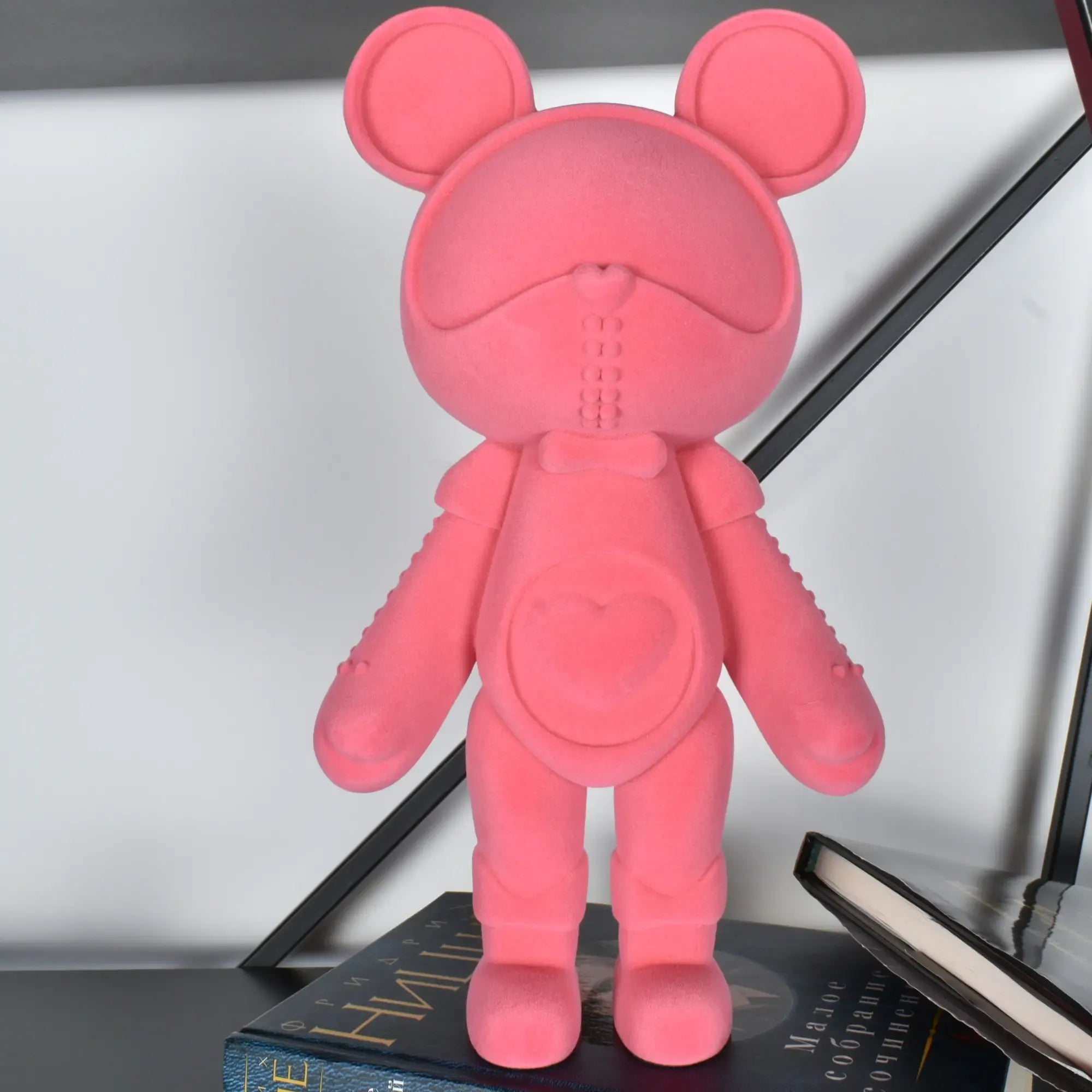 Samtfigur - in Bärform - Trend Dekofigur Bär Deko-Objekt Ours Doux