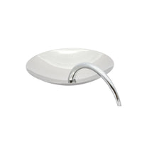 Dekoschale - Rund mit Griff - Elegante Obstschale handgefertigt Lima