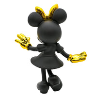 Zeichentrickfigur - Lachende Goldene Minnie Maus Sammlerstück - wel.Minnie Mouse