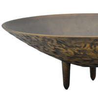 Messingschale - Runde Dreifuß-Dekoschale - Bronze Deko Bowl – Aurea Tripode