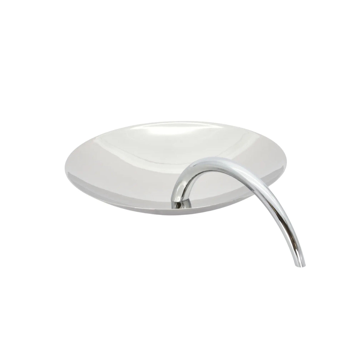 Dekoschale - Rund mit Griff - Elegante Obstschale handgefertigt Lima