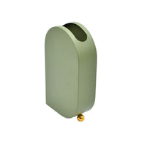Edelstahlvase - Moderne Designer-Tischvase - Skulpturale Standvase Sfera Aurea