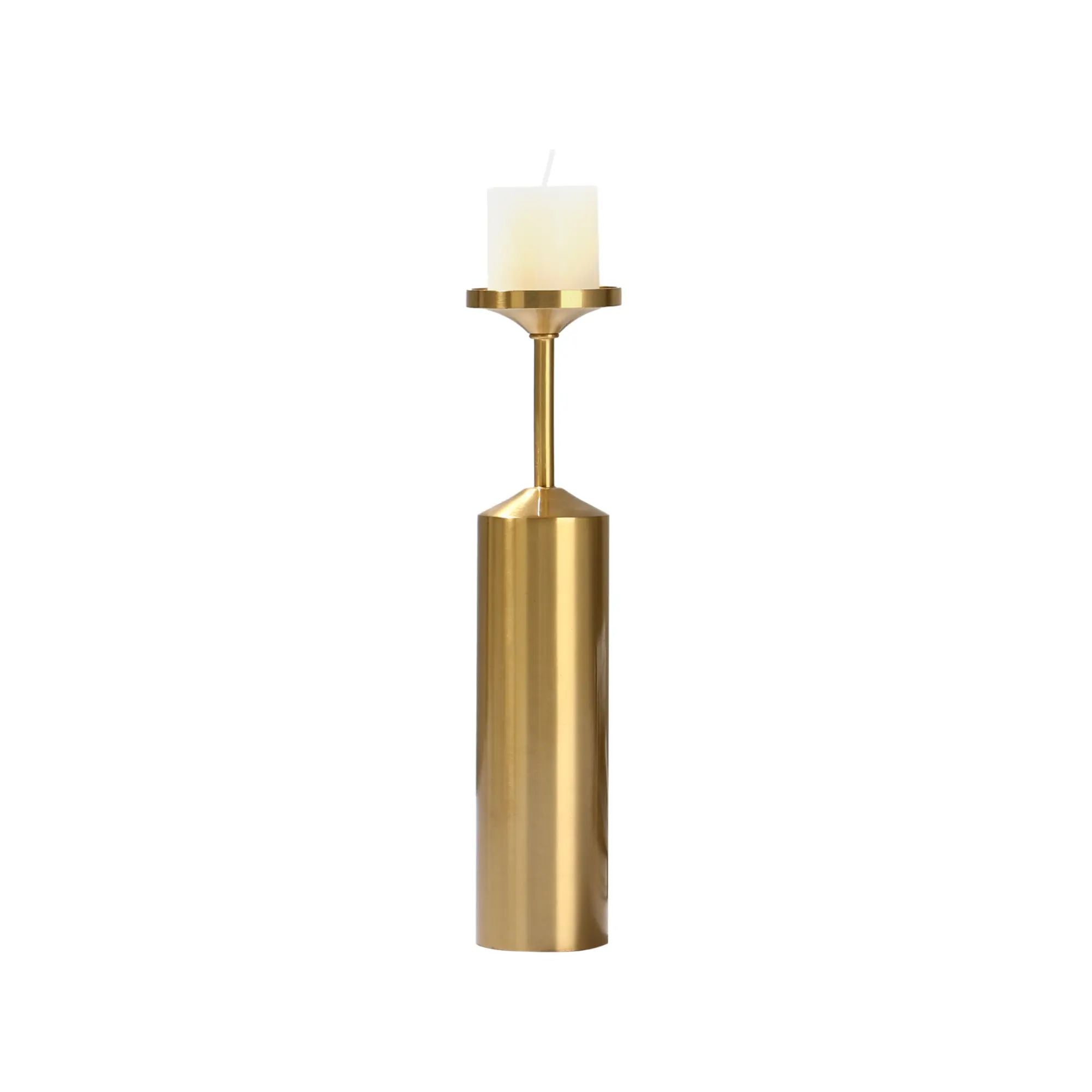 Kerzenständer-Set - für Dünne und Dicke Kerzen - Design-Set Kerzenleuchter Versatil Antikgold