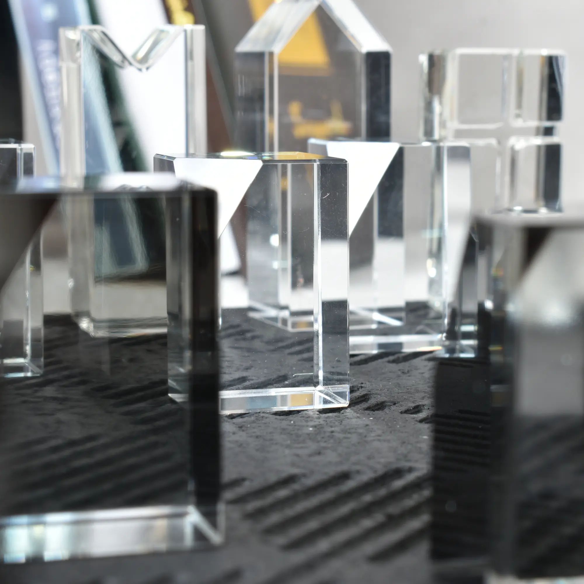 Schachspiel - Naturstein und Glas - Modernes Schachspiel edles Schachset Luxe Strategica Default Title