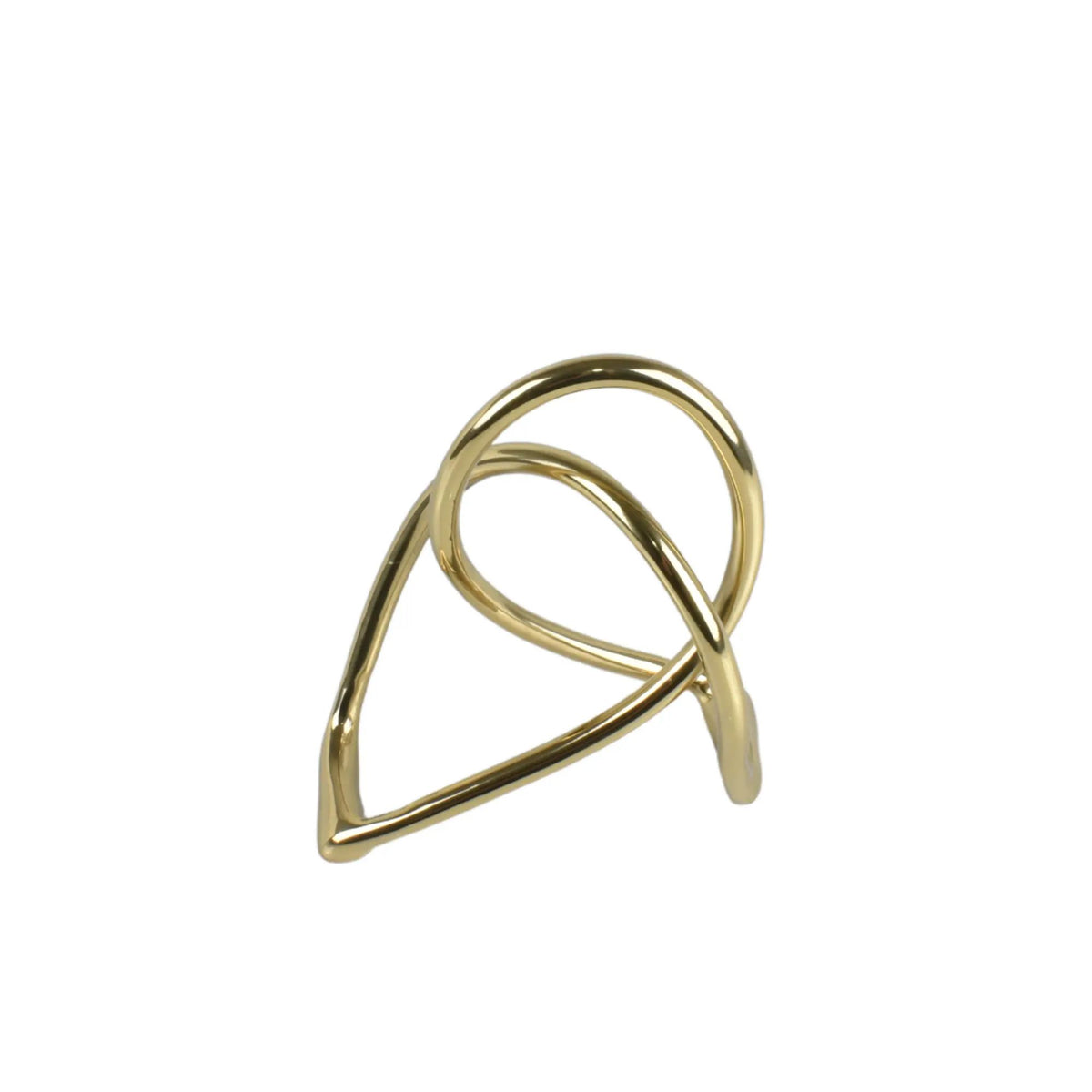 Dekoobjekt - Goldfarben - Knoten Deko-Objekt Tischdekoration Modern Golden Flow