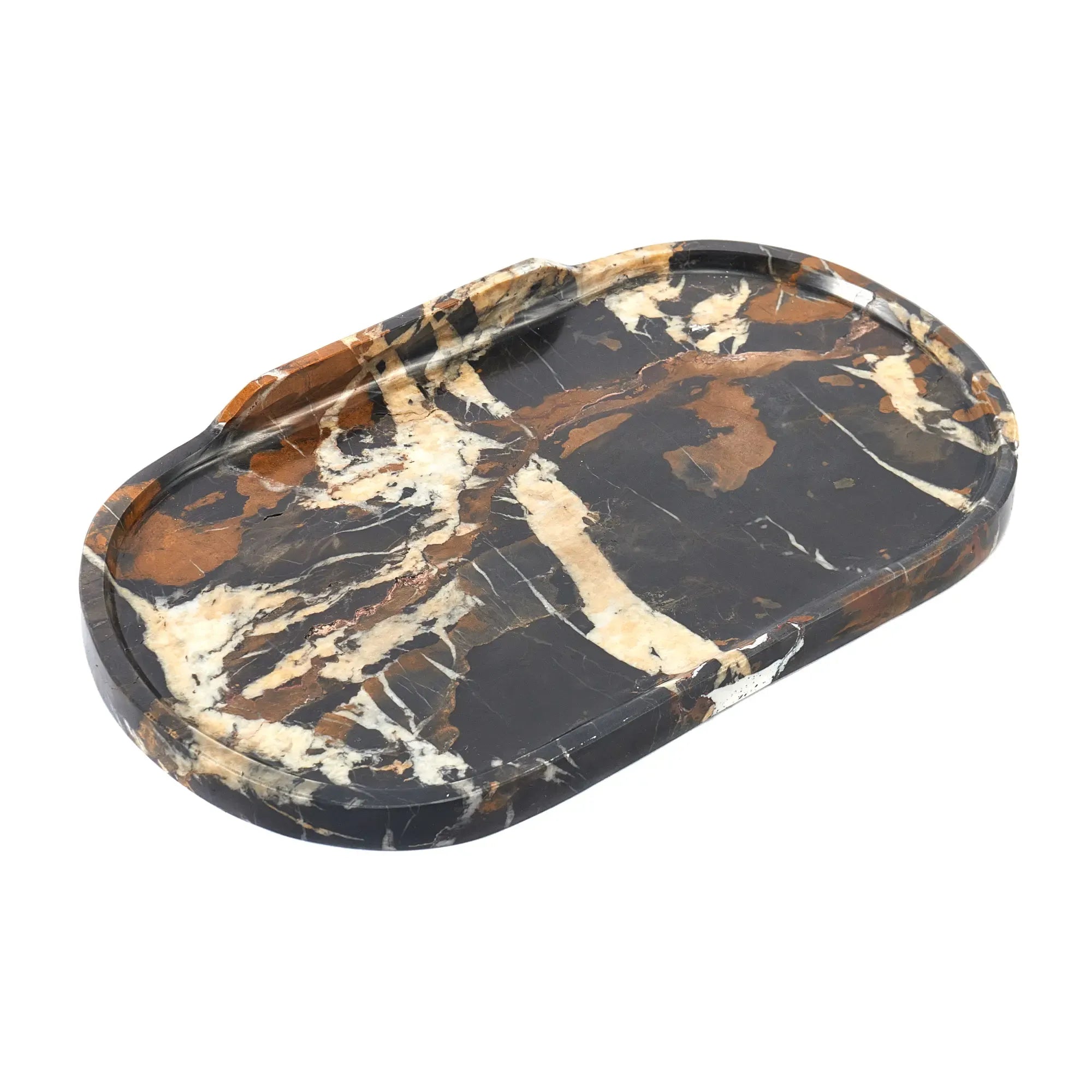 Tablett - aus Marmor - Serviertablett Dekotablett Naso