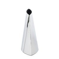 Edelstahlvase - Skulpturale Standvase Forma Argentum