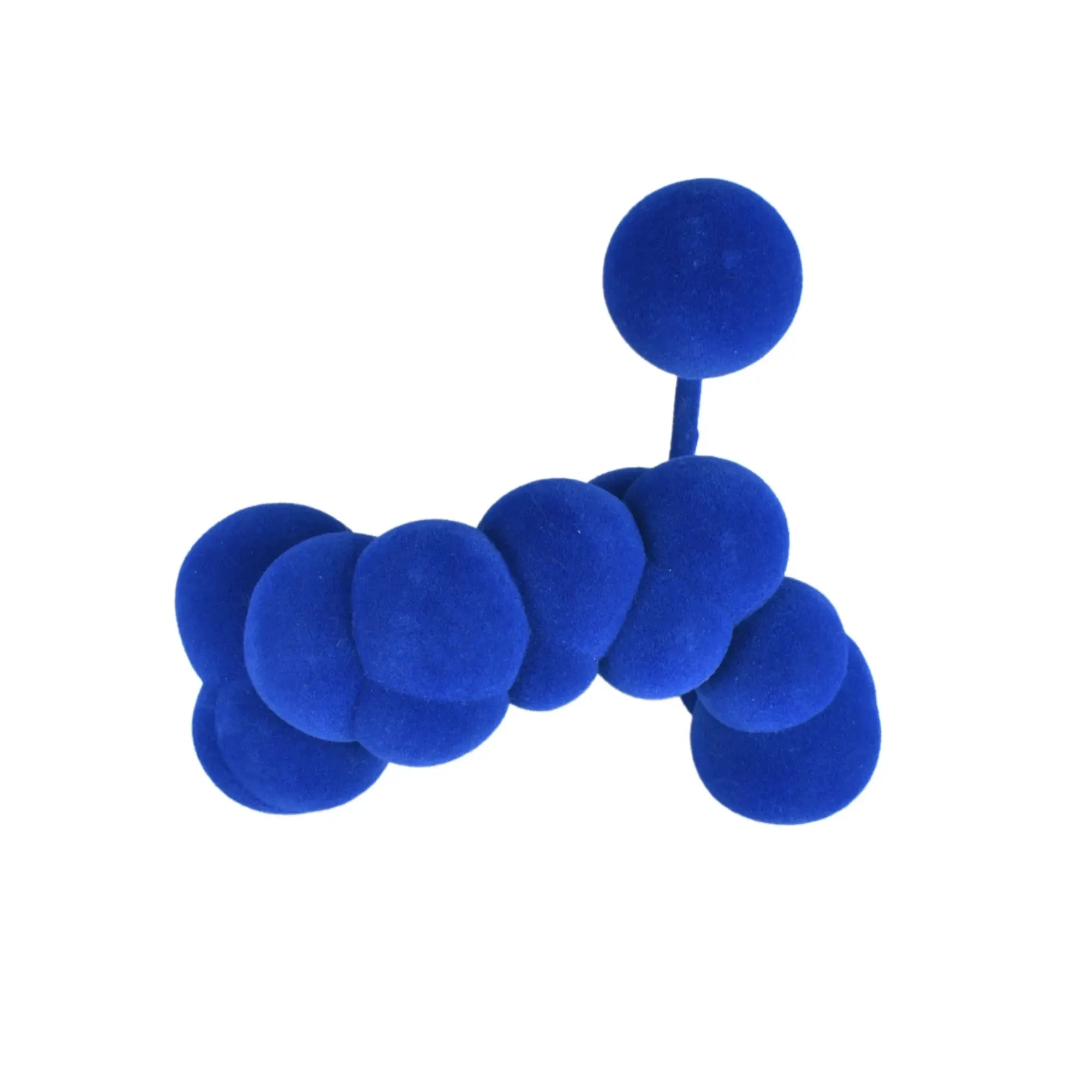 Samtfigur - beflockt - Einzigartiges Deko-Objekt Dekofigur Velvet Abstrakt