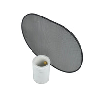 Marmorvase - rund mit Alu - Exclusive Designervase Deko Tischvase Marble Eclipse