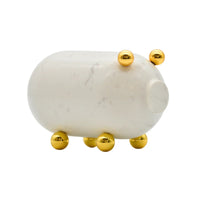 Tierfigur - Skulpturales Designobjekt Pop-Statement Orbis Doré