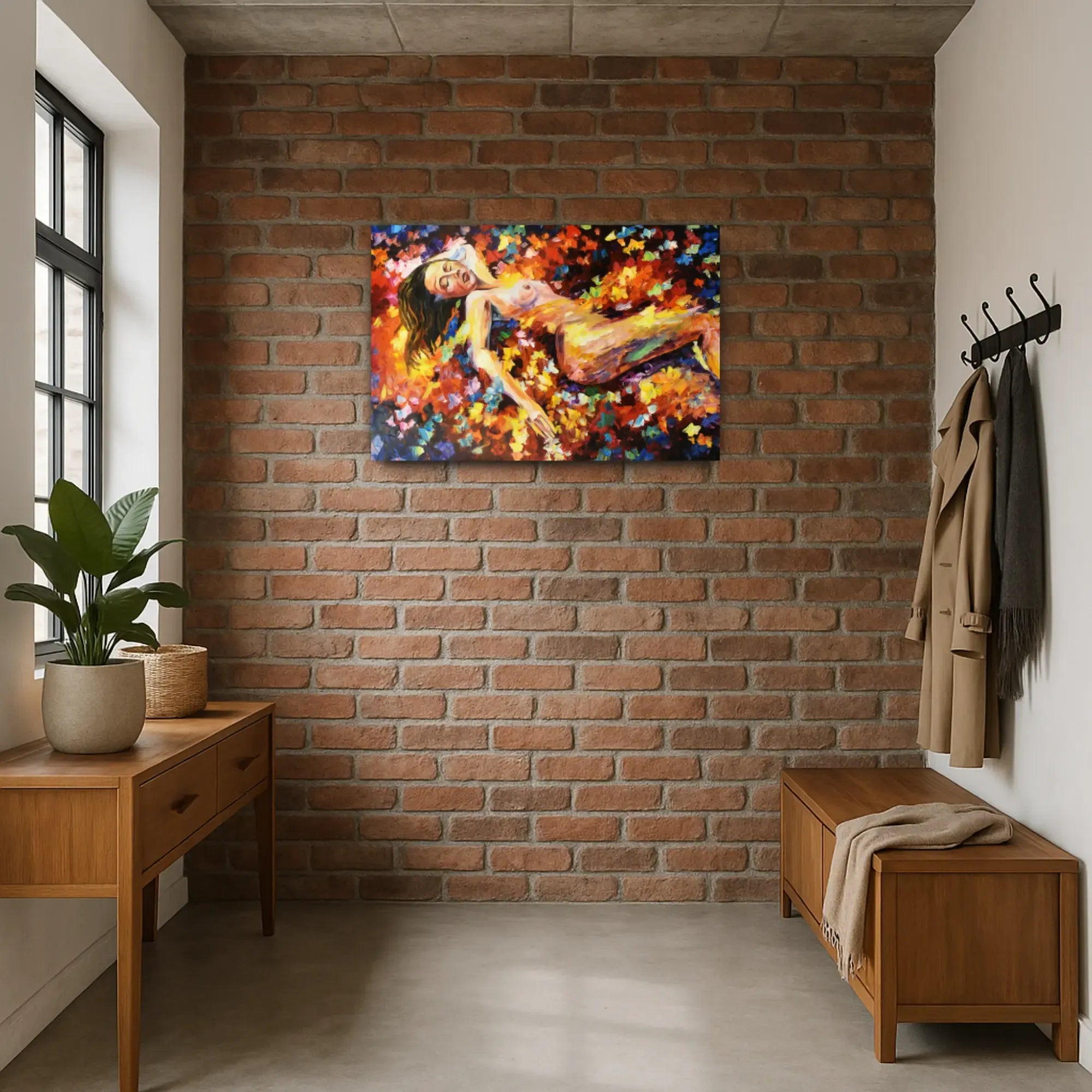 Großes Gemälde - Feuer der Seele