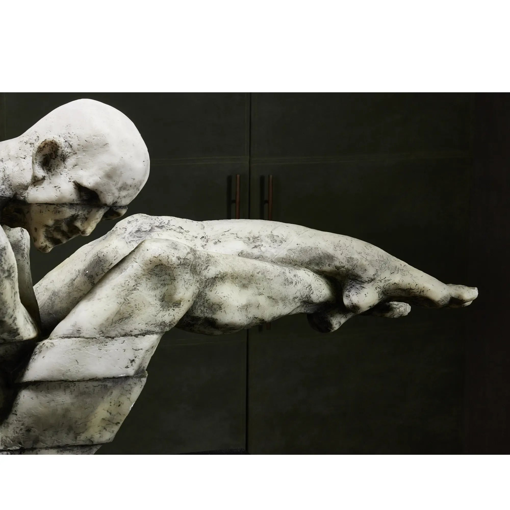 Skulptur - Menschenskulptur - Große Figurenskulptur Kunststein-Skulptur Human Arc