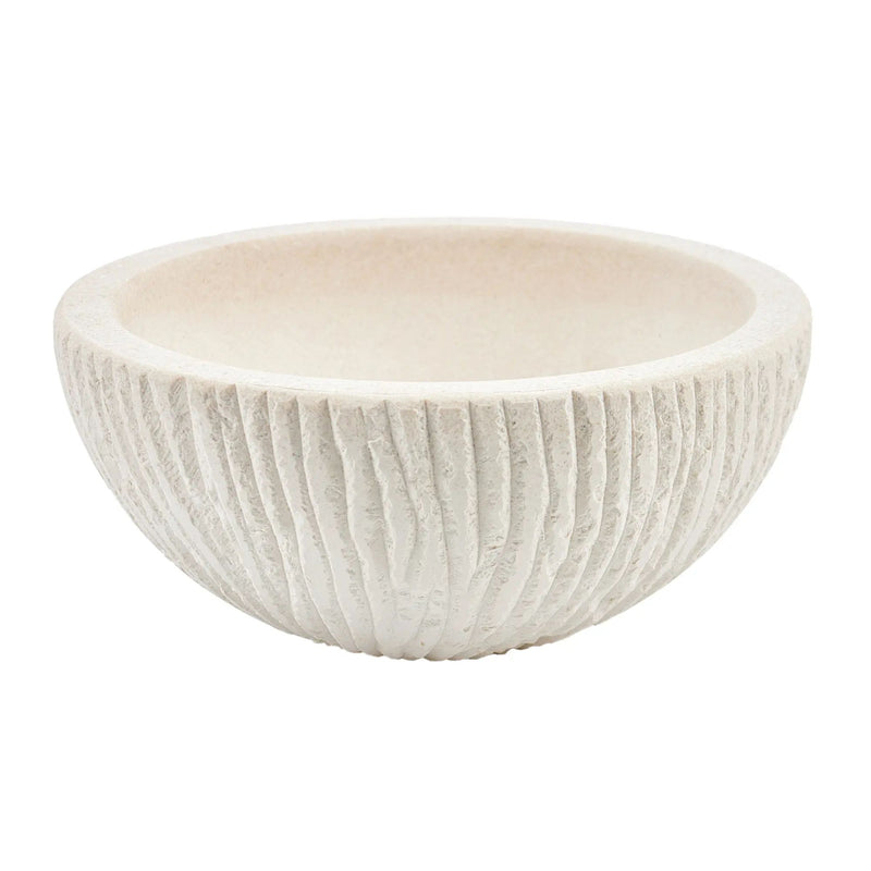 Servierschale - Relief Design 20cm - Schöne runde Obstschale Afina