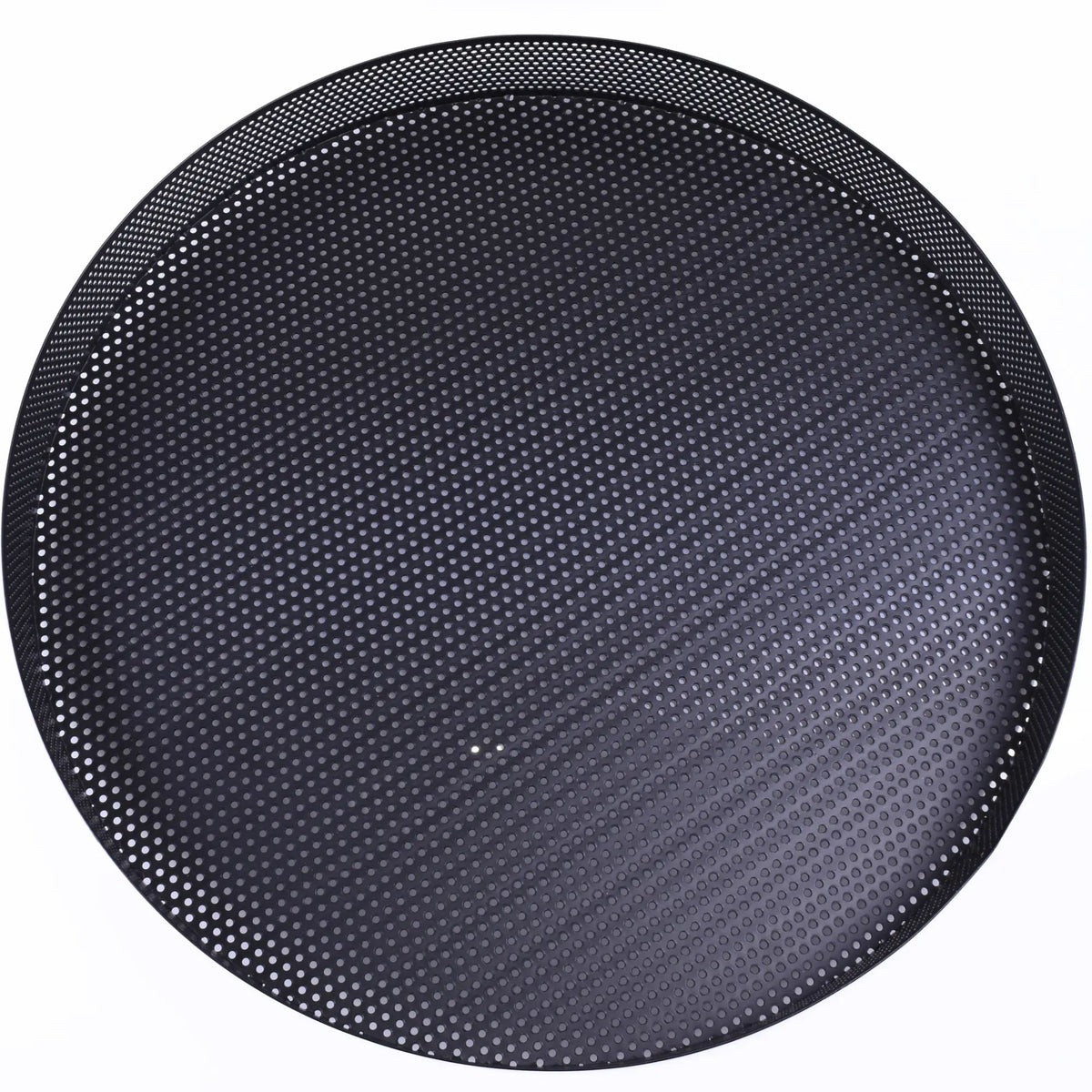 Serviertablett - rund 35cm - Kleines Dekotablett Marmoroptik Tablett Terra Mesh